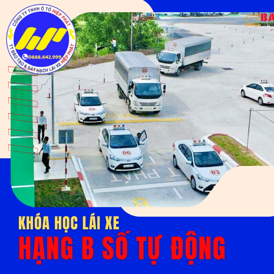 KHOÁ HỌC LÁI XE B (số tự động)